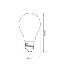 Eko-Light Żarówka Filamentowa LED 1W ST45 E27 2700K Plastik EKZF9139 Eko-Light Żarówka Filamentowa LED 1W ST45 E27 2700K Plastik EKZF9139
