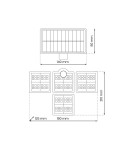 Lampy solarne - Eko-Light Naświetlacz Solarny Flexi Poczwórny EKO9153 - product 6