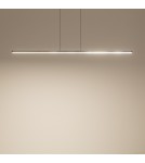 Lampy wiszące nad biurko - Nowodvorski BAR LED M  Sufitowa Wisząca Max moc 24W LED 3000K Czarny 10364 - product 4