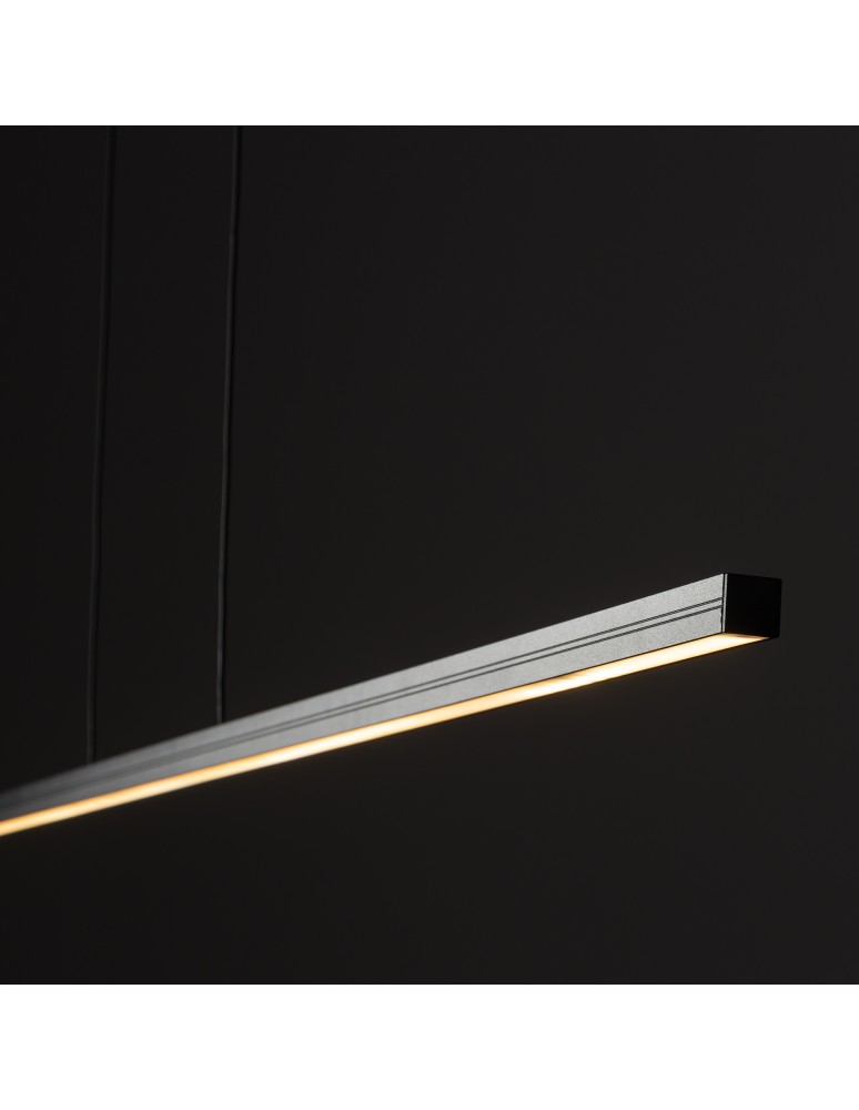 Nowodvorski BAR LED M  Sufitowa Wisząca Max moc 24W LED 3000K Czarny 10364