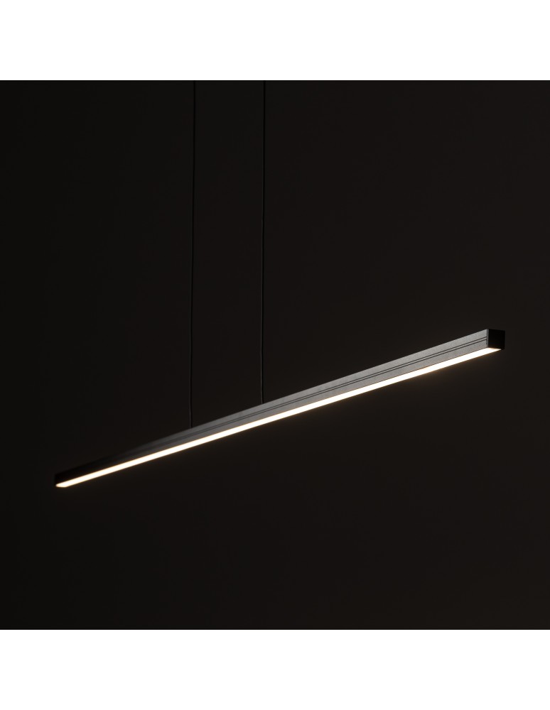 Nowodvorski BAR LED M  Sufitowa Wisząca Max moc 24W LED 3000K Czarny 10364