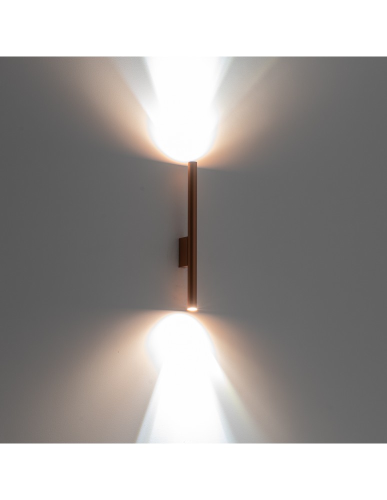 Nowodvorski LASER WALL Ścienna Kinkiet Max moc 10W only LED G9 Satynowa miedź 10564 Nowodvorski LASER WALL Ścienna Kinkiet Max moc 10W only LED G9 Satynowa miedź 10564