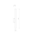 Nowodvorski LASER WALL Ścienna Kinkiet Max moc 10W only LED G9 Satynowa miedź 10564 Nowodvorski LASER WALL Ścienna Kinkiet Max moc 10W only LED G9 Satynowa miedź 10564
