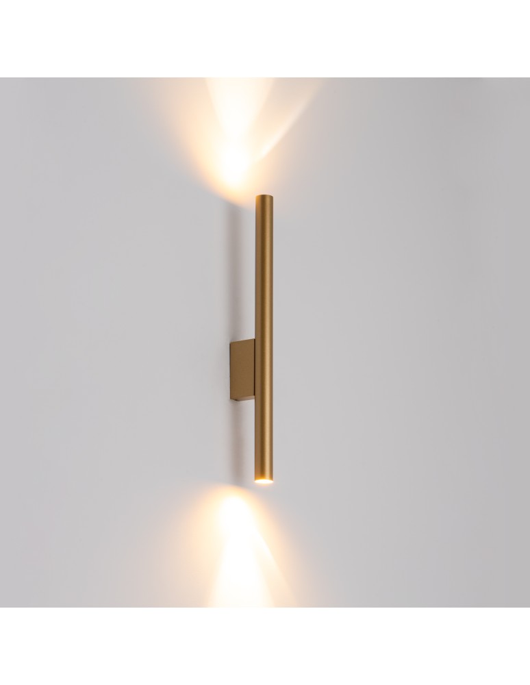 Nowodvorski LASER WALL Ścienna Kinkiet Max moc 10W only LED G9 Satynowy złoty 10562 Nowodvorski LASER WALL Ścienna Kinkiet Max moc 10W only LED G9 Satynowy złoty 10562
