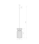Lampy wiszące drewniane - Nowodvorski KYMI A  Sufitowa Wisząca Max moc 60W E27 Naturalne drewno 10570 - product 2