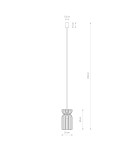 Lampy wiszące drewniane - Nowodvorski KYMI B  Sufitowa Wisząca Max moc 60W E27 Czarny 10574 - product 2