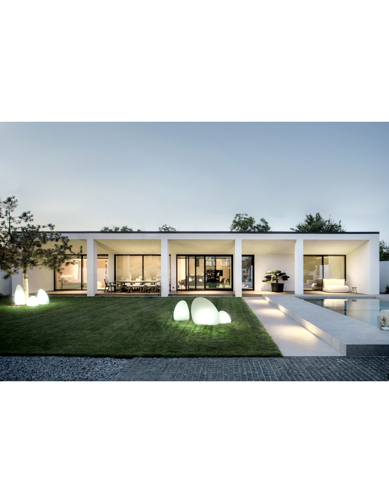 Nowodvorski STONE L Zewnętrzna  Przenośna Max moc 25W E27 Biały 10581