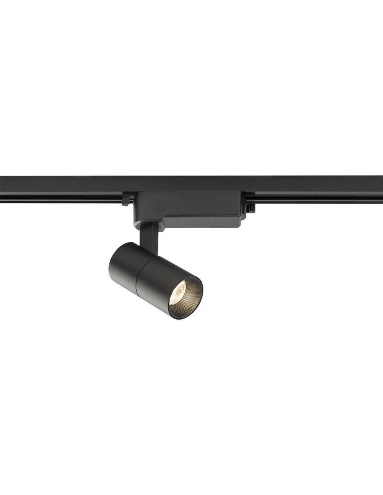 Lampy do szynoprzewodów 1 fazowych - Nowodvorski PROFILE TINOS LED 7W System konfigurowalny  System PROFILE Oprawa Max moc 7W LED 4000K Czarny 10385 - product kolory-swiatla.pl 2