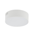 Plafony okrągłe - Nowodvorski LID ROUND LED 15W  Sufitowa Plafon Max moc 15W LED 3000K Biały 10402 - product 1