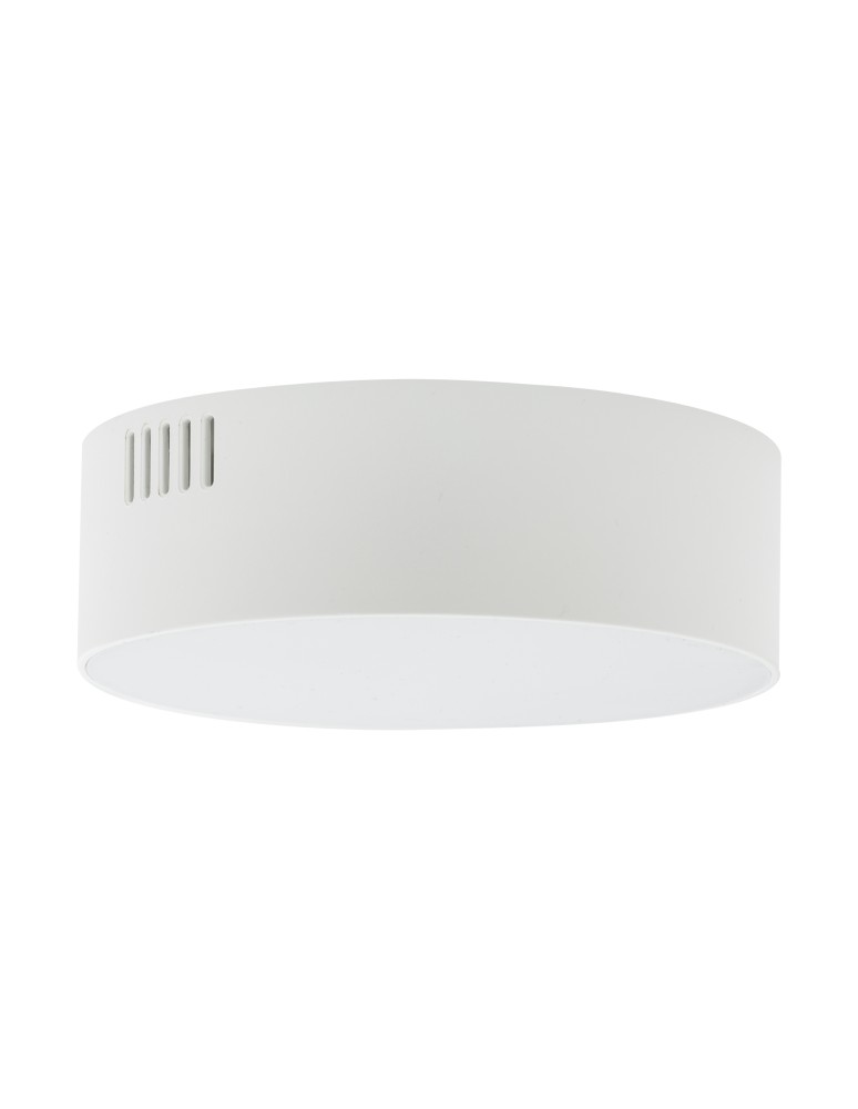 Plafony okrągłe - Nowodvorski LID ROUND LED 15W  Sufitowa Plafon Max moc 15W LED 3000K Biały 10402 - product kolory-swiatla.pl 2
