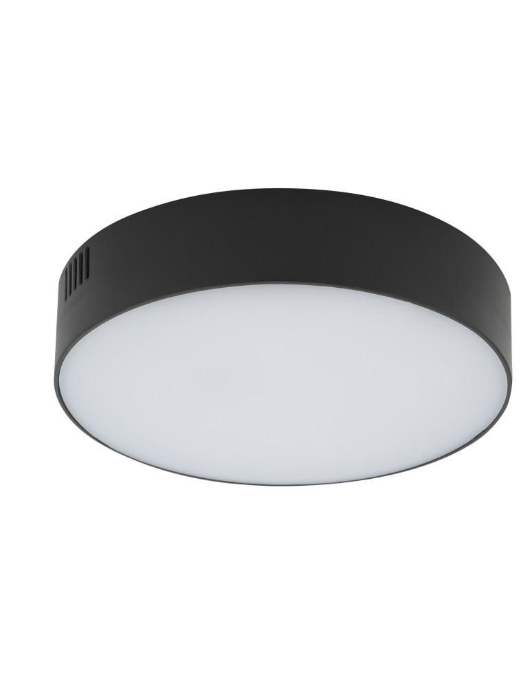 Nowodvorski LID ROUND LED 25W  Sufitowa Plafon Max moc 25W LED Czarny 10407