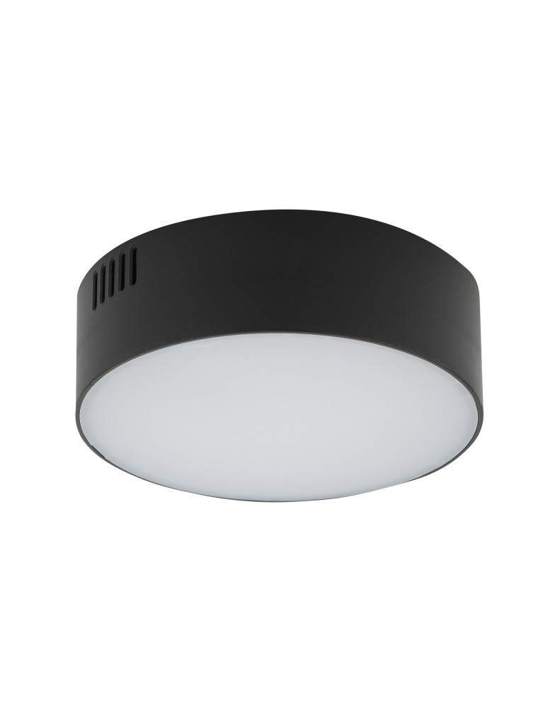 Nowodvorski LID ROUND LED 15W  Sufitowa Plafon Max moc 15W LED Czarny 10415