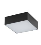 Plafony kwadratowe - Nowodvorski LID SQUARE LED 15W  Sufitowa Plafon Max moc 15W LED 3000K Czarny 10424 - product 1