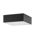 Plafony kwadratowe - Nowodvorski LID SQUARE LED 15W  Sufitowa Plafon Max moc 15W LED 3000K Czarny 10424 - product 2