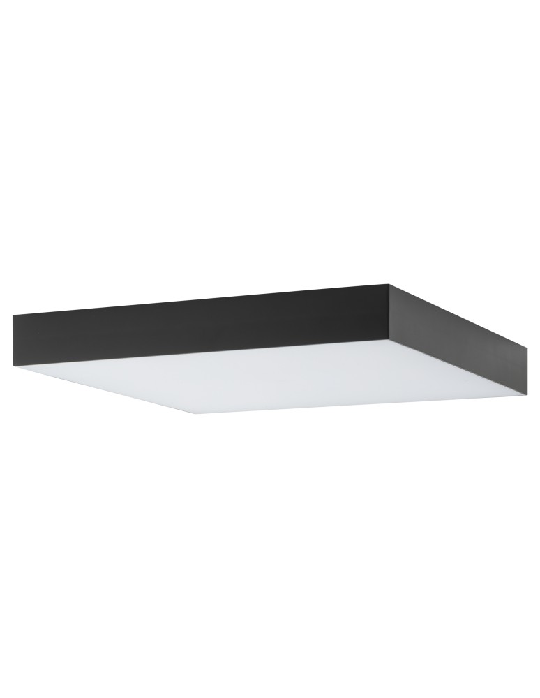 Plafony kwadratowe - Nowodvorski LID SQUARE LED 50W  Sufitowa Plafon Max moc 50W LED 4000K Czarny 10436 - product kolory-swiatla.pl 2