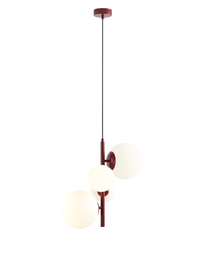Aldex Lampa Wisząca Bloom 4 Red Wine 2 x max 10W LED / 2 x max 15W LED (1091L15)