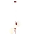 Aldex Lampa Wisząca Bloom 4 Red Wine 2 x max 10W LED / 2 x max 15W LED (1091L15)