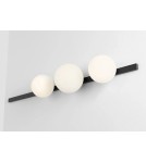 Kinkiety kule - Aldex Kinkiet Garda 3 Czarny 2 x max 10W LED / 1 x max 15W LED (1099Y1) - product 2
