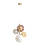 Lampy wiszące wielokolorowe - Aldex Lampa Wisząca Bloom 4 Multicolour 4 x max 5W LED (1111L40) - product 1