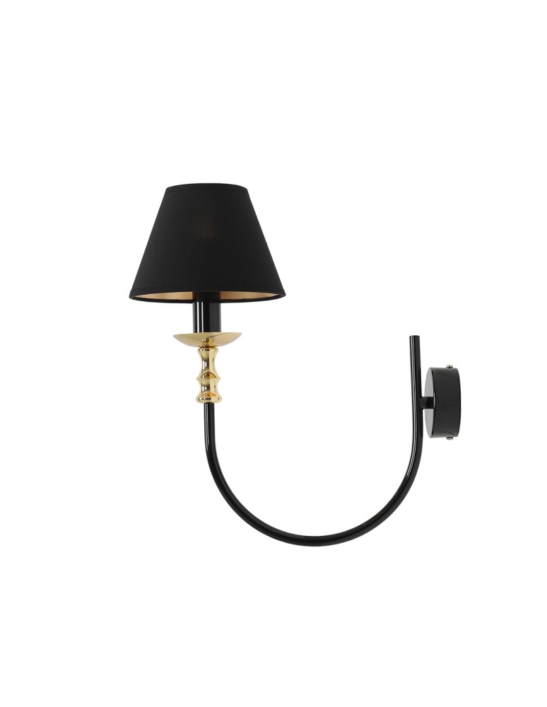 Aldex Kinkiet Roma Czarny 1 x max 10W LED (1118C1)