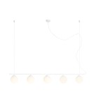 Lampy wiszące kule - Aldex Lampa Wisząca Beryl Glass 5 White 5 x max 10W LED (1006F) - product 1