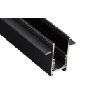 Szyny magnetyczne - Azzardo ALFA TRACK MAGNETIC52 3m GIPS2 + 2x END CAP BK Szynoprzewód Magnetyczny Podtynkowy Alfa z Zaślepkami AZ5460 - product 1