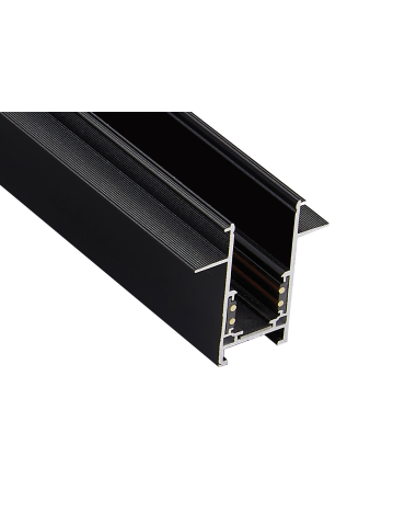 Azzardo ALFA TRACK MAGNETIC52 3m GIPS2 + 2x END CAP BK Szynoprzewód Magnetyczny Podtynkowy Alfa z Zaślepkami AZ5460