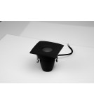 Lampy zewnętrzne podtynkowe - Azzardo ROMOLO S IP65 BK Zewnętrzna Podtynkowa w Podprzybitkę Taras AZ5392 - product 3