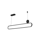 Lampy wiszące nad wyspę - Azzardo NICODEMO PENDANT CCT DIMM BK + REMOTE CONTROL Wisząca z Pilotem Funkcje Ściemniania i Zmiany Barwy Światła AZ5450 - product 3
