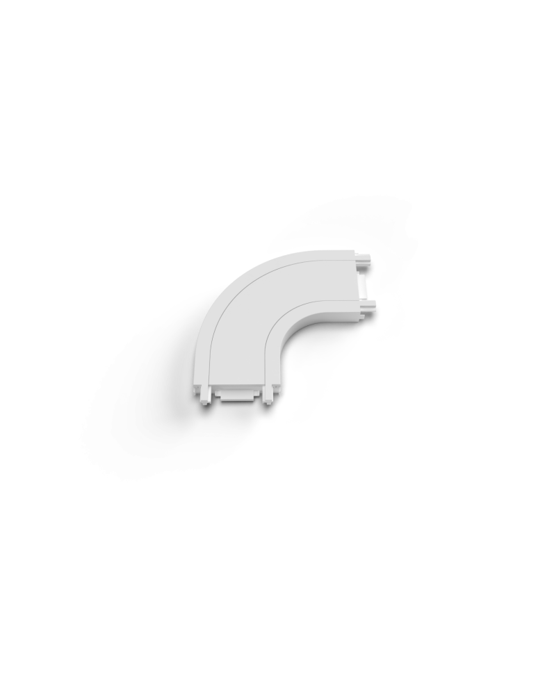 Azzardo GAMMA TRACK MAGNETIC 5mm ROUND CORNER90 WH Łącznik Narożny Zaokrąglony AZ5327