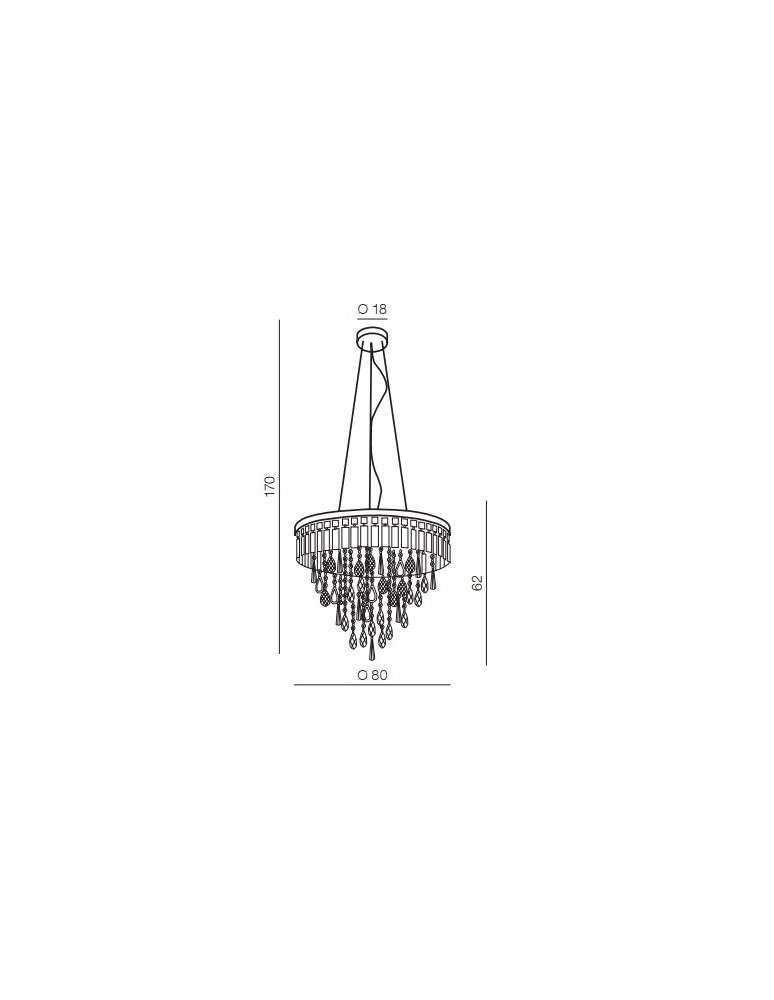 Azzardo KALABRIA XL GO Lampa Wisząca lub Sufitowa (2w1) AZ4905 Azzardo KALABRIA XL GO Lampa Wisząca lub Sufitowa (2w1) AZ4905
