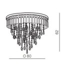 Azzardo KALABRIA XL GO Lampa Wisząca lub Sufitowa (2w1) AZ4905 Azzardo KALABRIA XL GO Lampa Wisząca lub Sufitowa (2w1) AZ4905