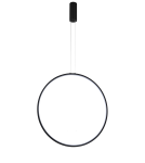 Lampy wiszące okręgi - Azzardo MASSIMA 60 BK Lampa Wisząca z Możliwością Ściemniania AZ5255 - product 1