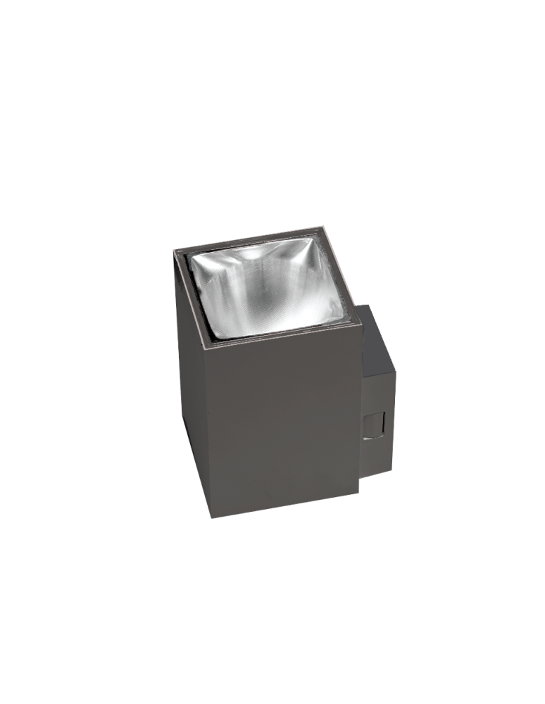 Azzardo ROLAND SQ WALL IP65 DGR Kinkiet na Zewnątrz AZ5229