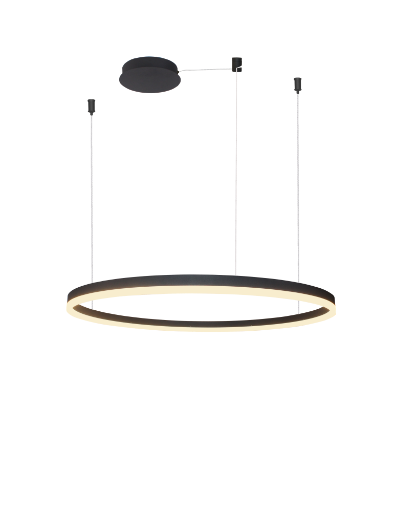 Azzardo HALO PENDANT 100 BK Lampa Wisząca AZ4963