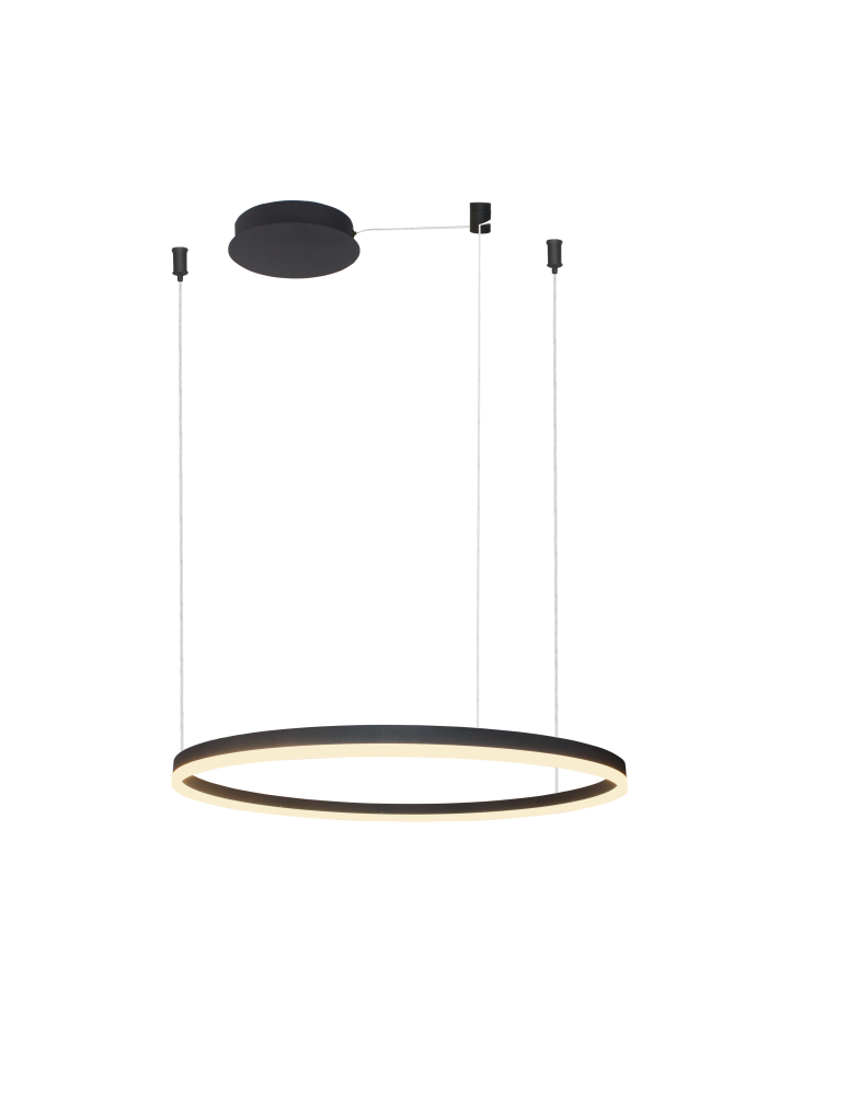 Azzardo HALO PENDANT 80 BK Lampa Wisząca AZ4960