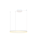 Lampy wiszące okręgi - Azzardo HALO PENDANT 80 WH Lampa Wisząca AZ4959 - product 1