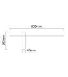 Kinkiety LED - Orlicki Design Bene Parette Nero 60 Czarny Matowy OR85068 - product 3