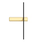 Kinkiety LED - Orlicki Design Bene Parette Nero / Gold 100 Złoty + Czarny Matowy OR85075 - product 5