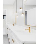 Lampy wiszące pojedyncze - Orlicki Design Bolicina Gold Złoty + Transparentny OR85099 - product 3