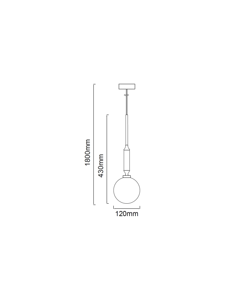 Orlicki Design Ero I Nero C Biały Opal + Czarny Matowy OR85044