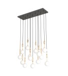 Lampy wiszące nad wyspę - Orlicki Design Ero XIV Gold 80x25 Złoty + Biały Opal OR85488 - produkt 4