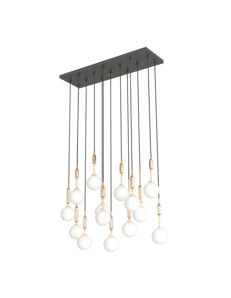 Lampy wiszące nad wyspę - Orlicki Design Ero XIV Gold 80x25 Złoty + Biały Opal OR85488 - produkt kolory-swiatla.pl 4