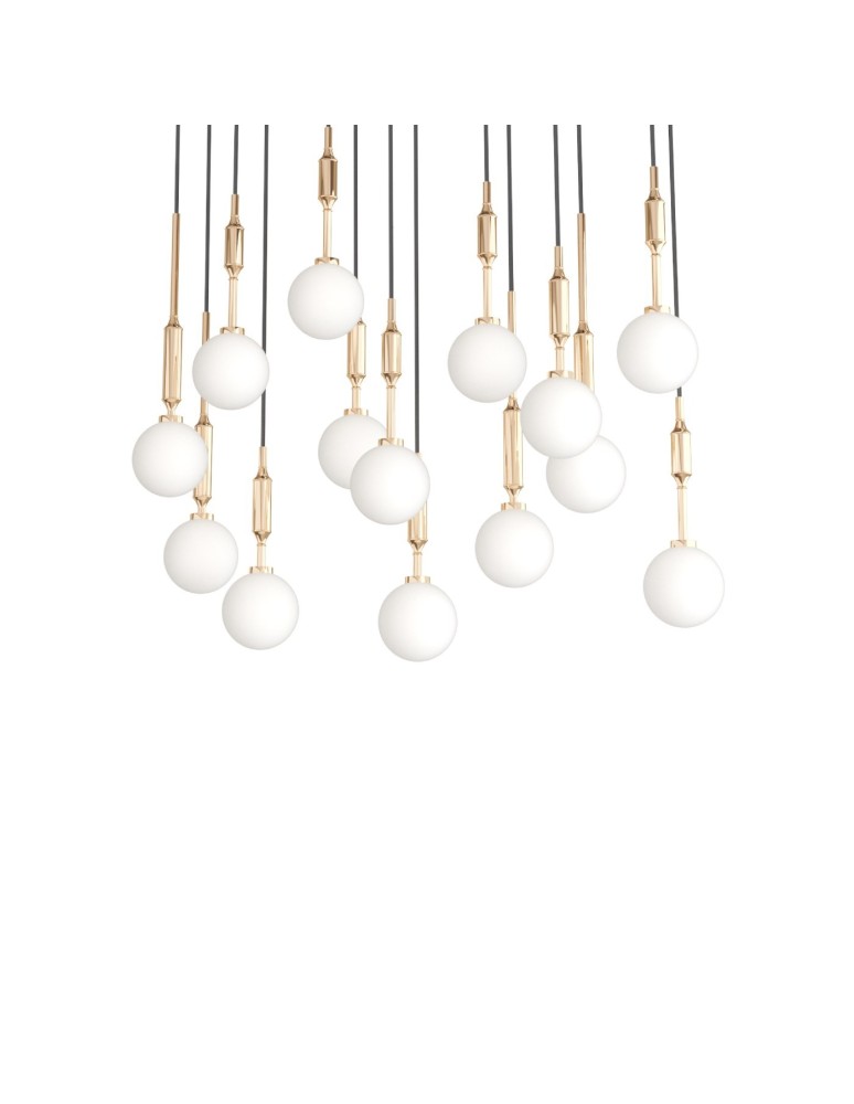 Lampy wiszące nad wyspę - Orlicki Design Ero XIV Gold 80x25 Złoty + Biały Opal OR85488 - produkt kolory-swiatla.pl 5