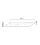 Lampy wiszące nad wyspę - Orlicki Design Ero XIV Gold 80x25 Złoty + Biały Opal OR85488 - produkt 6