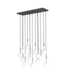 Lampy wiszące kule - Orlicki Design Ero XIV Cromo 80x25 Biały Opal + Chrom OR85471 - product 1