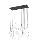 Lampy wiszące kule - Orlicki Design Ero XIV Cromo 80x25 Biały Opal + Chrom OR85471 - product 2