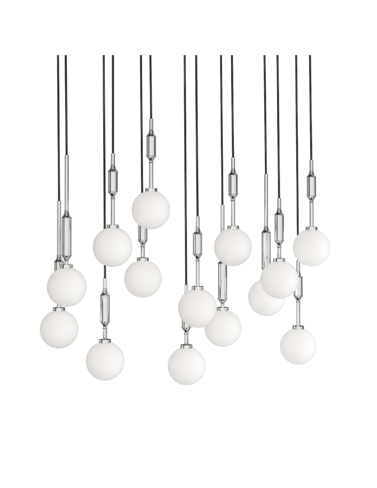 Orlicki Design Ero XIV Cromo 80x25 Biały Opal + Chrom OR85471
