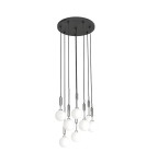 Lampy wiszące kule - Orlicki Design Ero VIII Cromo 40 Biały Opal + Chrom OR85327 - product 1
