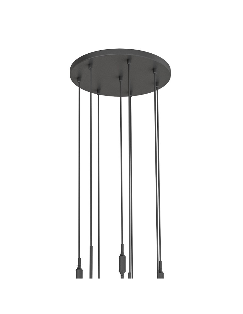 Lampy wiszące kule - Orlicki Design Ero VIII Nero 40 Biały Opal + Czarny OR85341 - produkt kolory-swiatla.pl 3